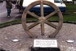 St Jarlath's Wheel - outside Tuam Cathedral